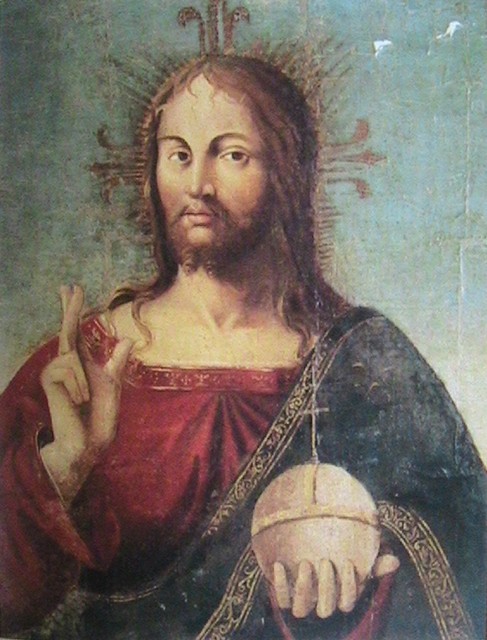 Billede af Kristus af Antonello da Messina fra 1400 tallet.