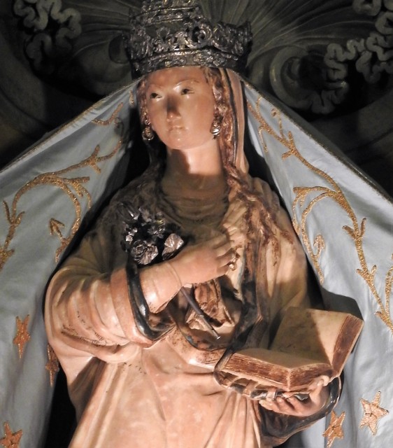 Jomfru Maria skabt af Antonello Gagini. Foto: Kirsten Soele
