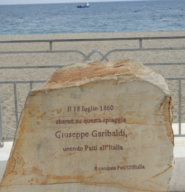 Til minde om Garibaldis landgang på Sicilien i 1860. Foto: KirstenSoele