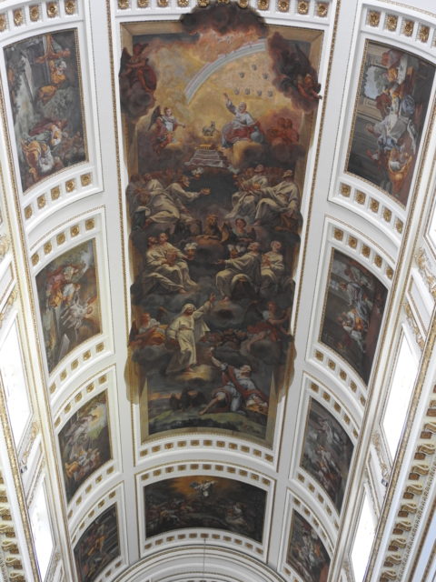 Freskomaleri af Tommaso Rossi, Chiesa Madre Duomo, Sciacca. Foto: KirstenSoele