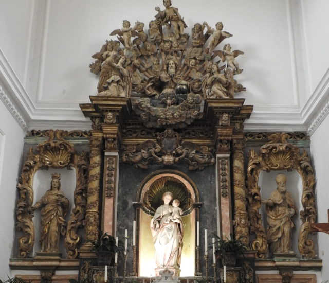 Højalteret med statue af Madonna della Neve, udført af Antonello Gagini. Foto: KirstenSoele