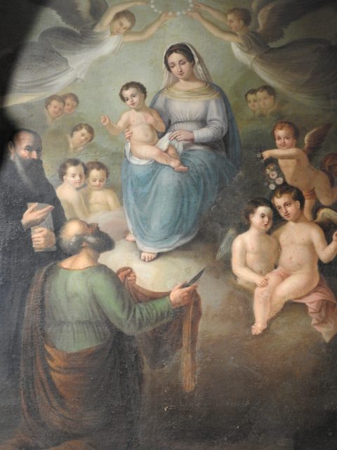 San Bartolomeo foran Jomfruen. Værk af Pattikunstneren Francesco Nachera fra 1848. Foto: KirstenSoele