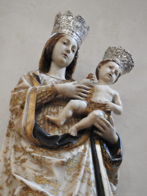 Madonna con bambino, skabt af Antonello Gagini i 1533. Foto: KirstenSoele